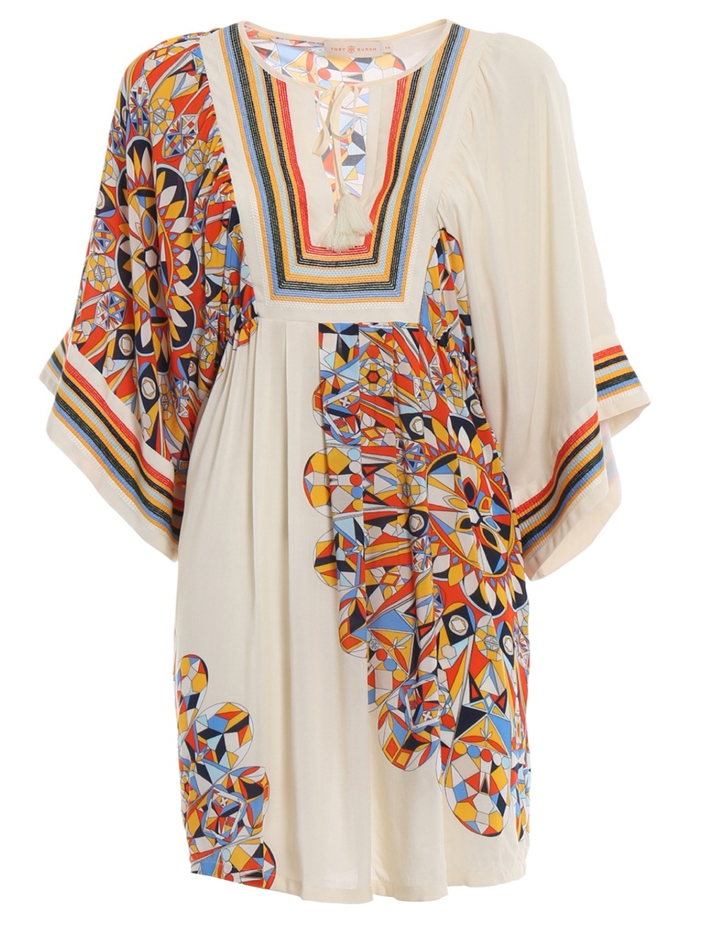 NWT Tory Burch $348 New Kaleidoscope Beach Tunic XL - Picture 4 of 12